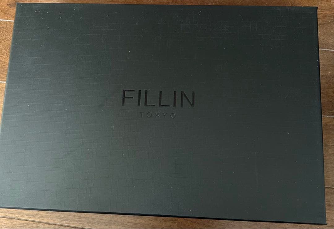 fillin ローファー ブラック 25 厚底 レザー 黒