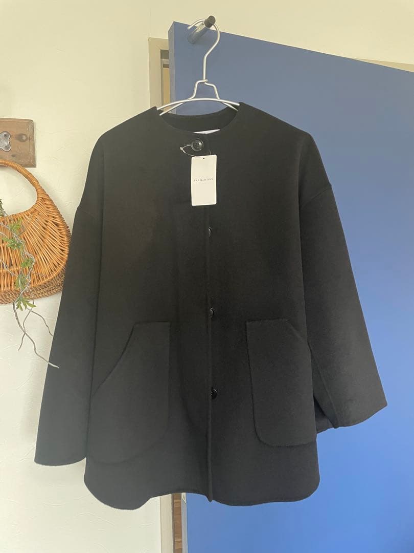 ハミルトンリバークルーネックコート　34