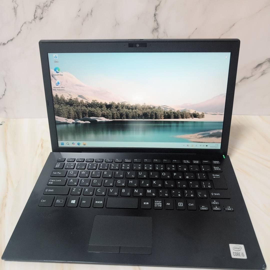 ノートPC VAIO 10世代i5 office 8GB SSD256 カメラ