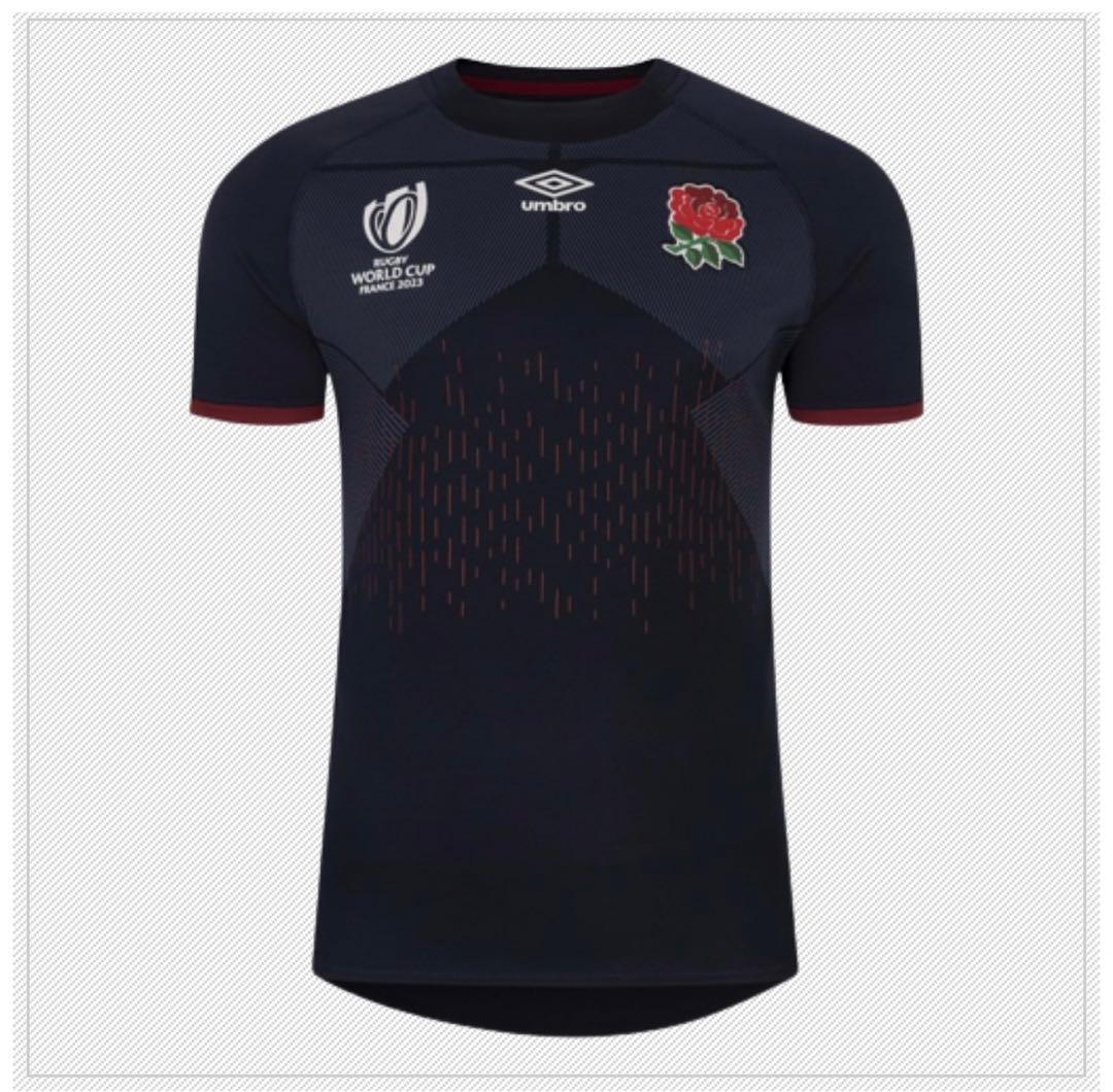 ラグビーW杯2023 イングランド代表ユニホーム（オルタネイト・アウェイ）