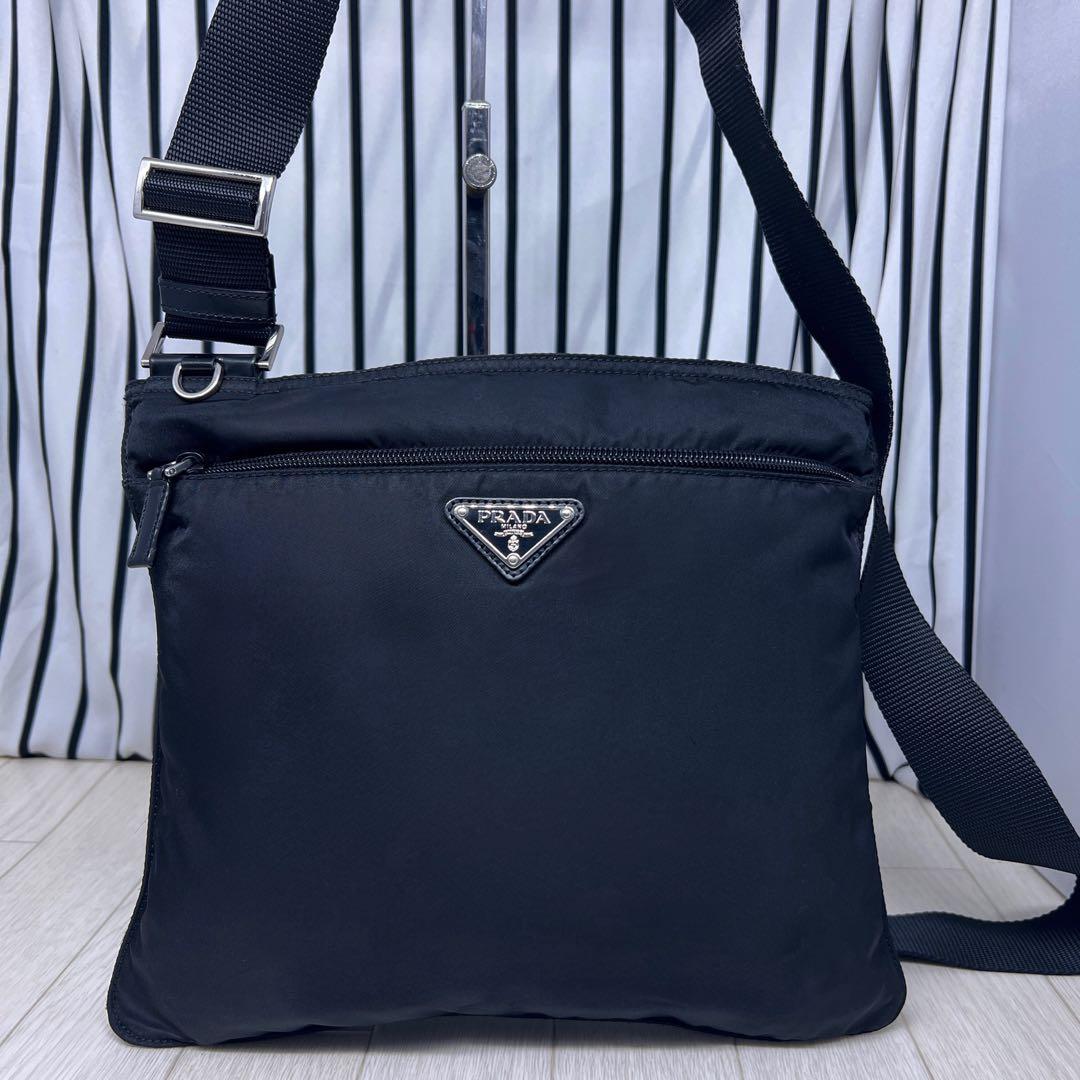 【美品】PRADA×プラダ 斜めがけショルダーバッグ