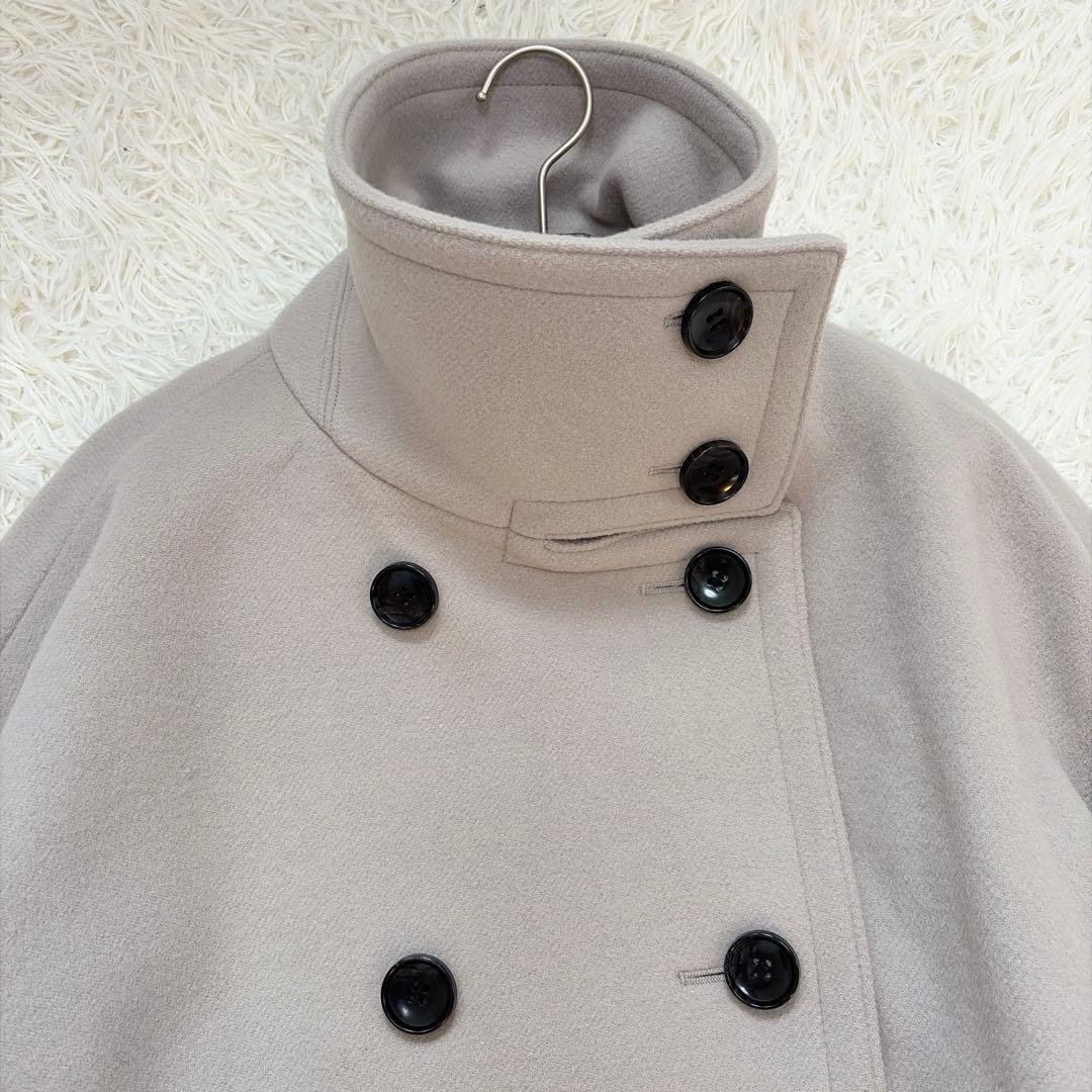 2023AW NOBLE スタンドカラーオーバーコート　ベージュ