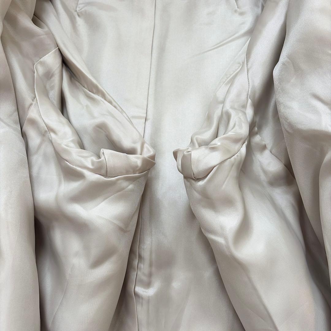 2023AW NOBLE スタンドカラーオーバーコート　ベージュ