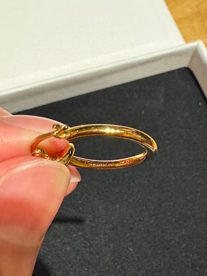 CELINE ノットデザイン ピアス(片耳用)