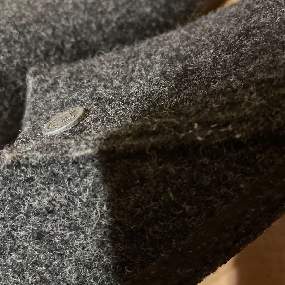 ビルケンシュトック　ウール　ボア　ツェルマット　チャコールグレー　サンダル　37