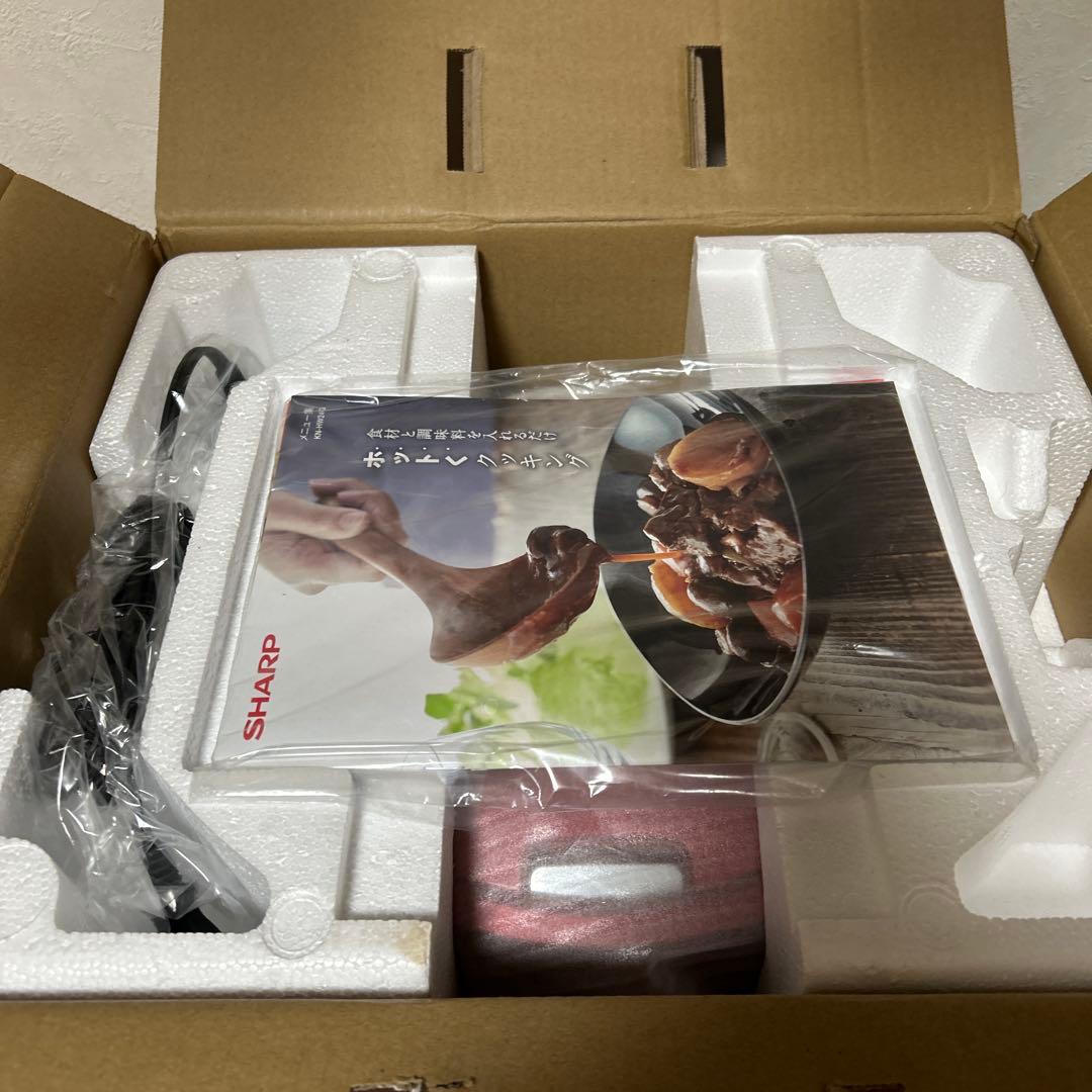 【未使用品】シャープヘルシオホットクックKN-HW24F-R