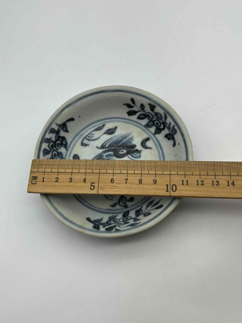 RITAO CHAN公式アカウント10　明時古染付皿唐物時代物(F-82)