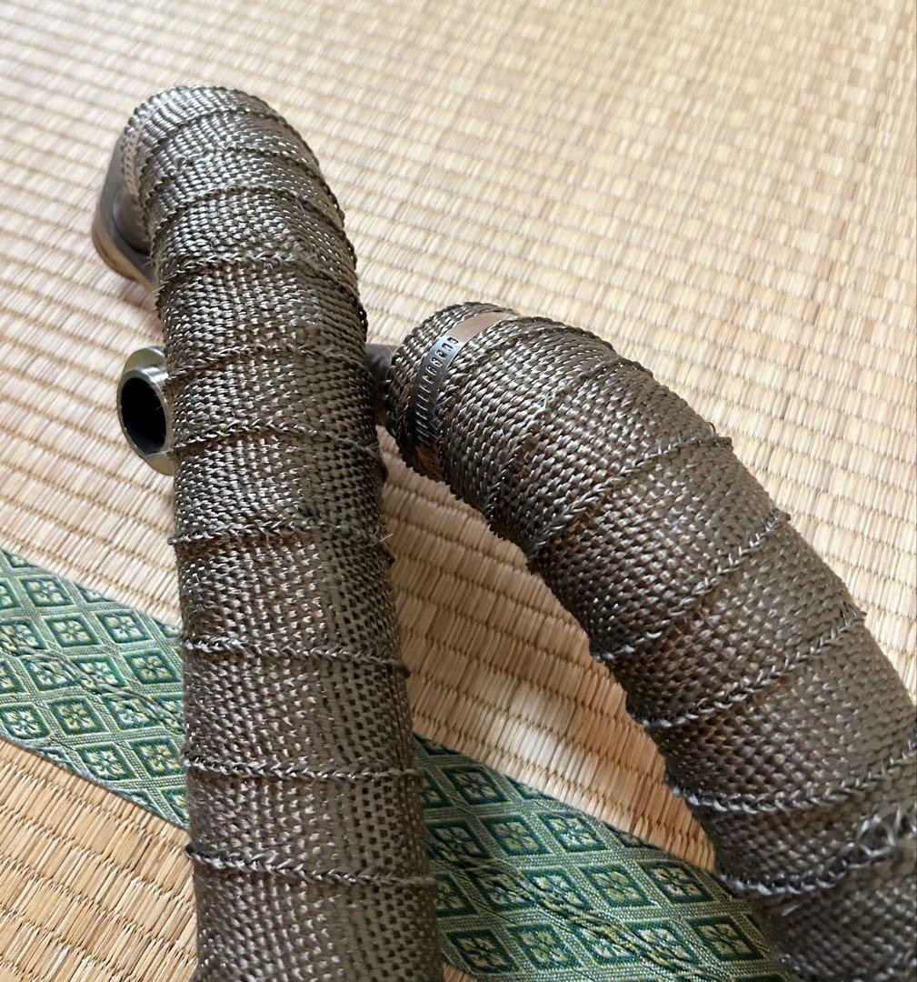 バイク　ヤマハ　ドラックスター250 ステンレス　スラッシュ　マフラー