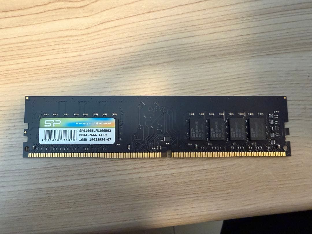 DDR4 16GB 13枚 動作確認済み
