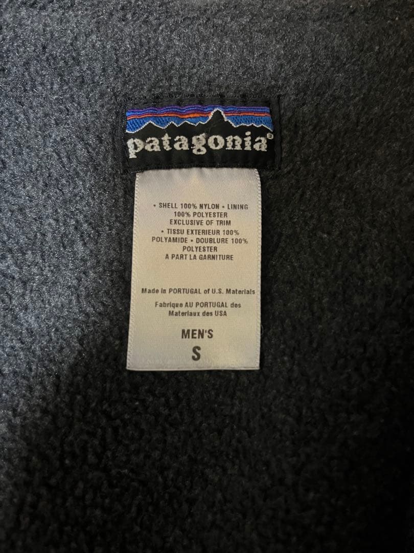 patagonia シェルドシンチラジャケット S ネイビー