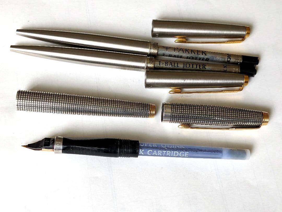 PARKER USA　ボールペン×2本 / シズレ万年筆×1本セット　インク無し