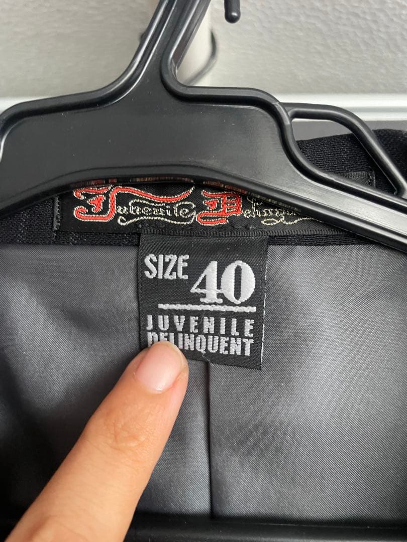 ノース② 稀少JUVENILE DELINQUENTストライプ柄スーツ