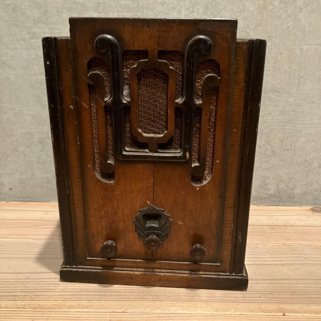 真空管ラジオ　ミカサラジオ　神戸　昭和レトロ　おしゃれ　インテリア　アンティーク