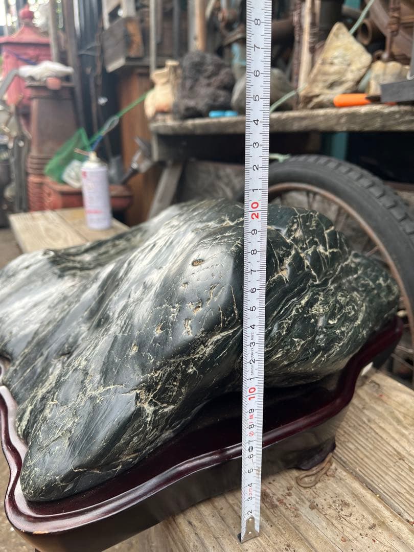 神居古潭石、神居古潭山波石、水石 水石展示会用、特大古潭山波石、初心石