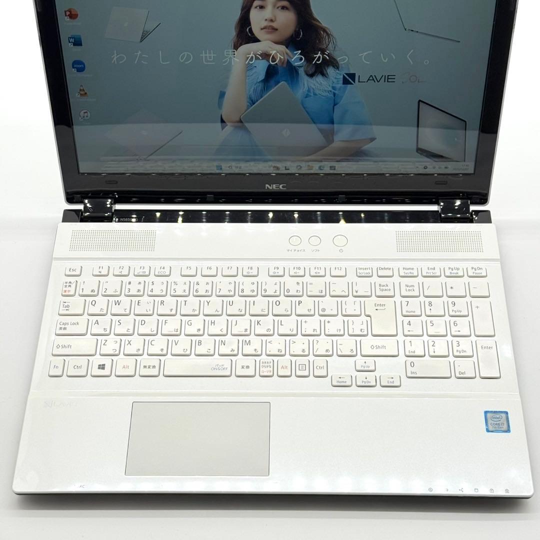 美品 NECノートパソコン LAVIE Core i7搭載 20GB 新品SSD