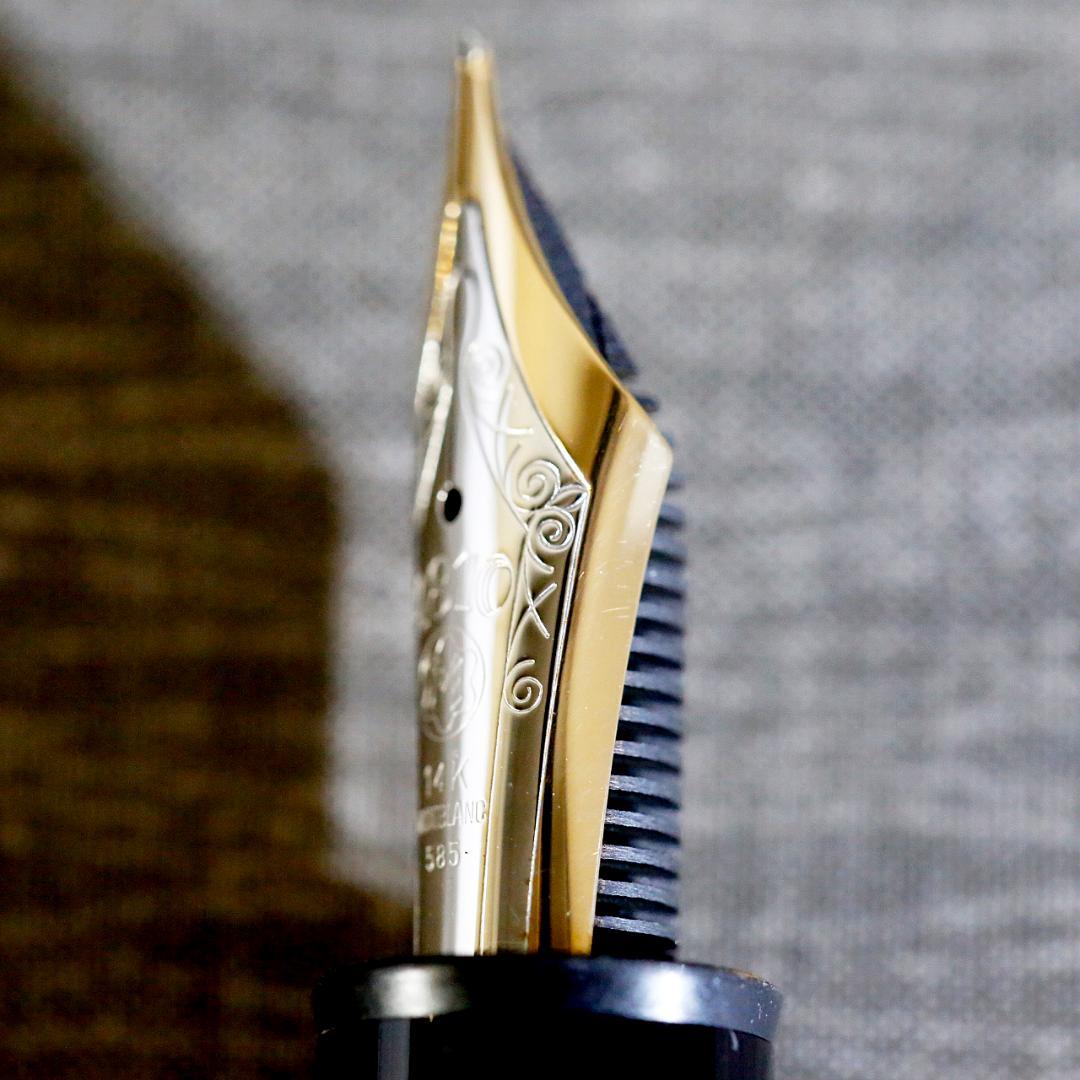 【送料込み】モンブラン 万年筆 １４９ Ｆニブ １４Ｋ中白 エボナイト芯