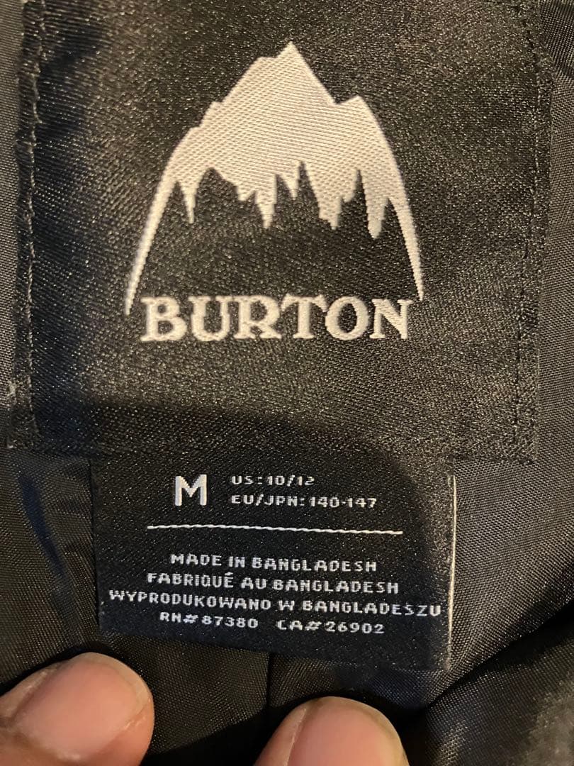 Burton 子ども用スノーボードパンツ Room to Grow 140 黒M
