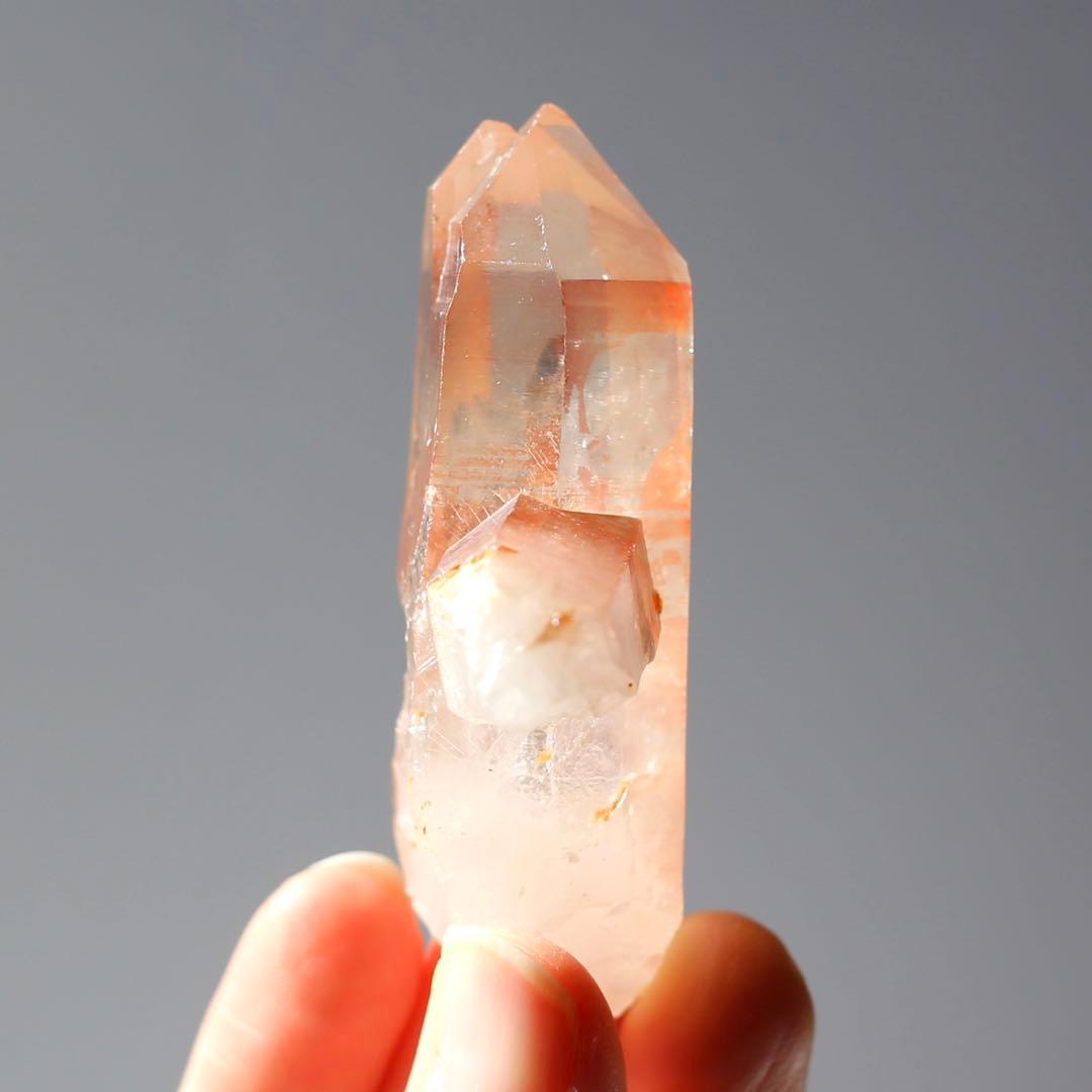 ソウルメイトツイン ディープピンクレムリアンシード 天然石 水晶 ツインレイ