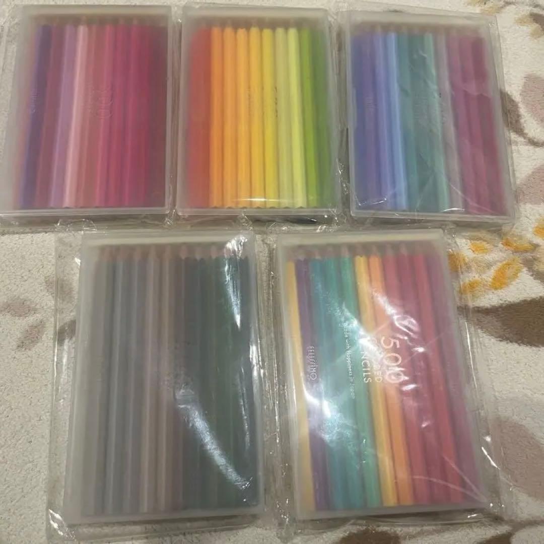 【未開封品】フェリシモ 500色の色鉛筆　全色セット