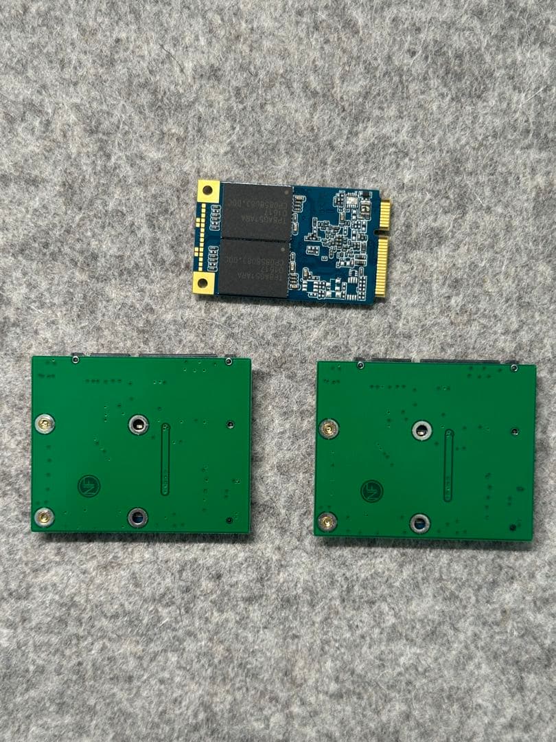 ★動作確認済★Phison mSATA 480GB SSD 3個セット