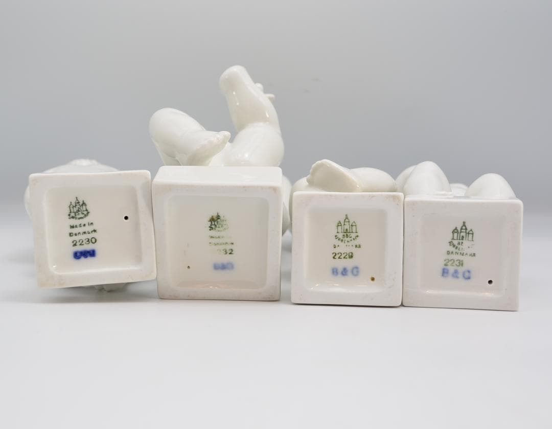 赤ちゃん・４体セット／二羽のペンギン　おまとめ　デンマーク　ご成約済み