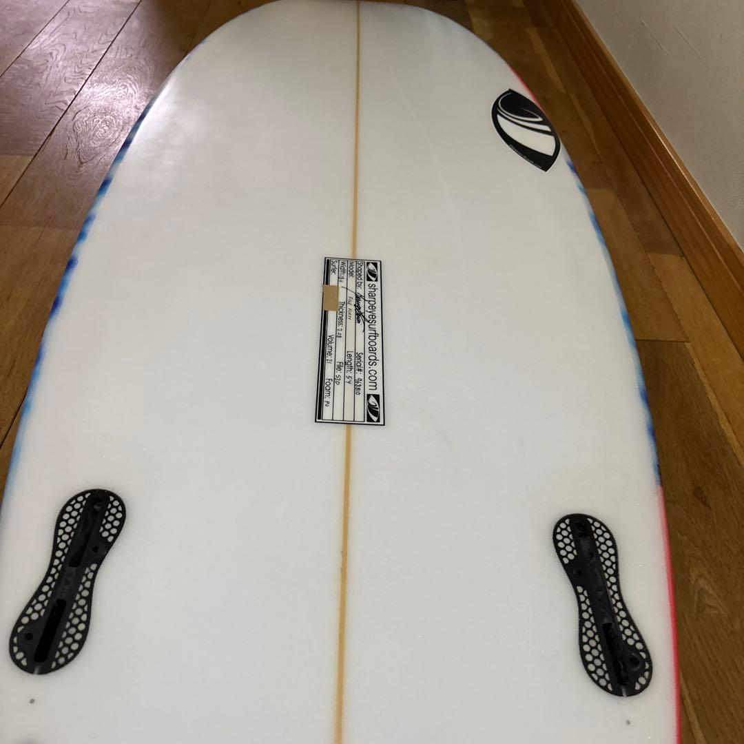 SHARPEYEサーフボードかつ〔F IＬＥ-F I F TY〕ボーイズサイズ