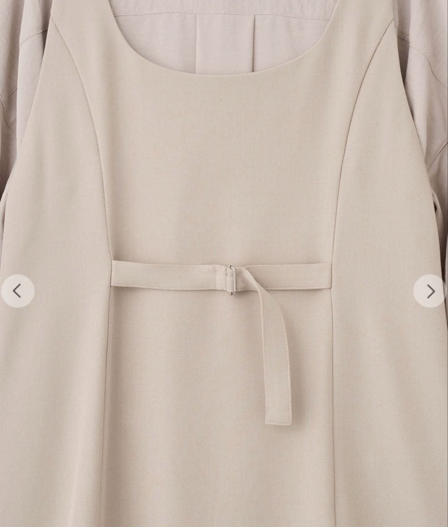 シャツレイヤードミニワンピース