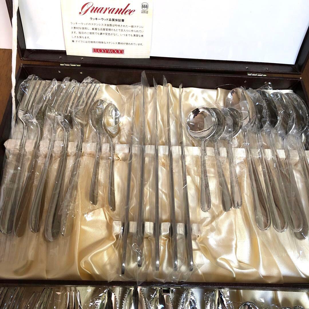ラッキーウッド　35本　カトラリーセット