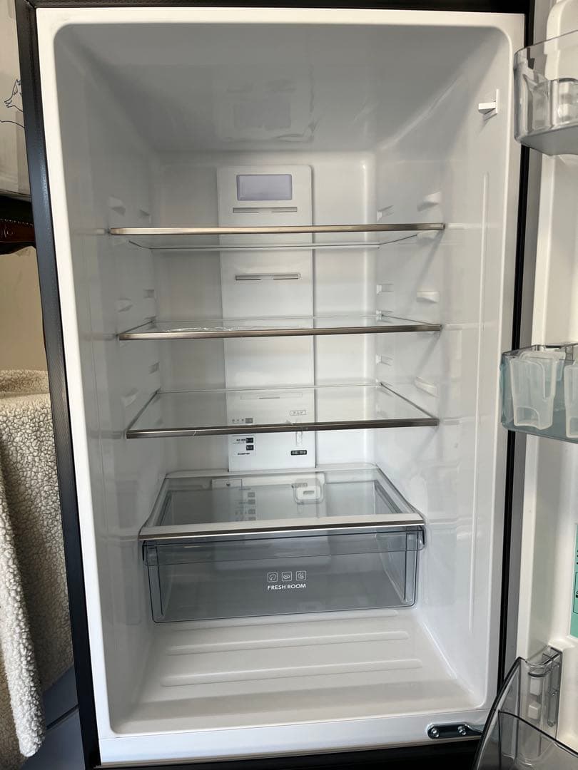 女性オーナー美品！！Haier ハイアール　冷蔵庫 JR-CV34A ブラックT