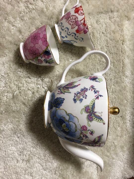 ウェッジウッド　ティーポット　シュガーポット、ミルクピッチャー　セット