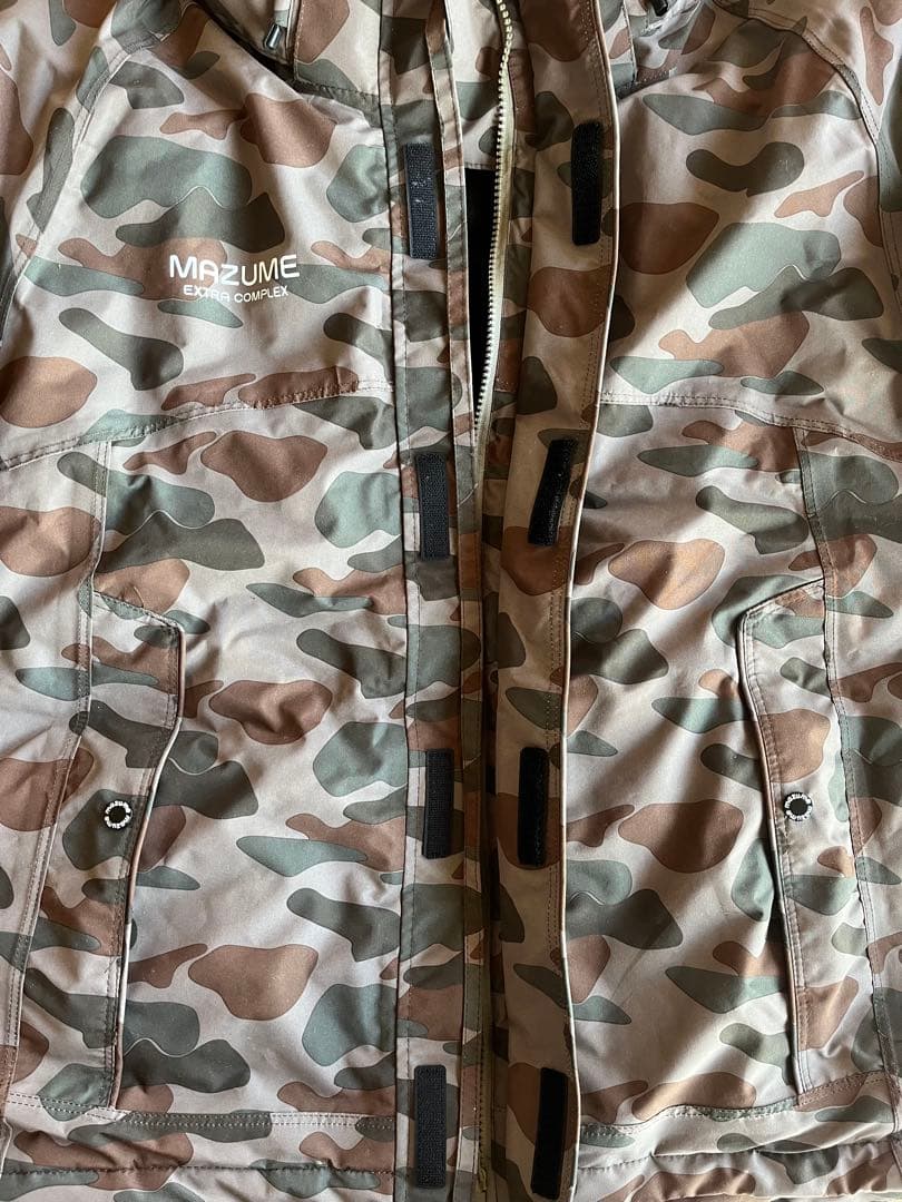 MAZUME　フィッシングスーツ　上下セット　迷彩柄　Lサイズ