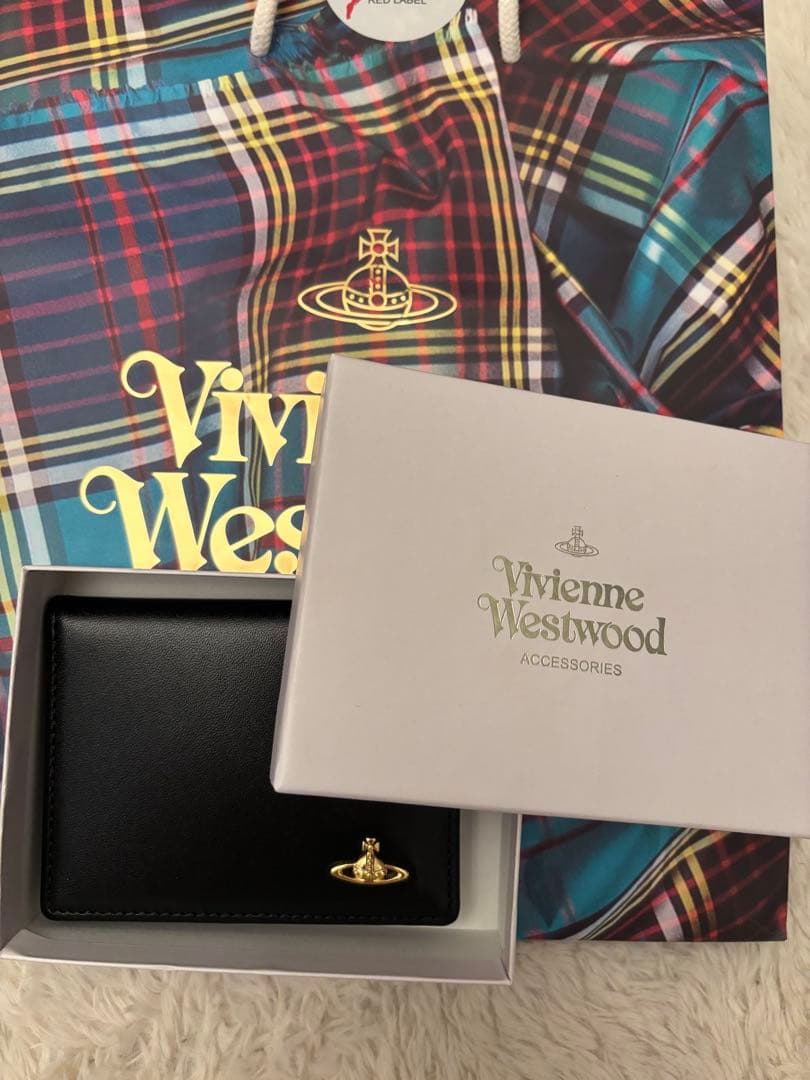 【新品】Vivienne Westwood カードケース(black)