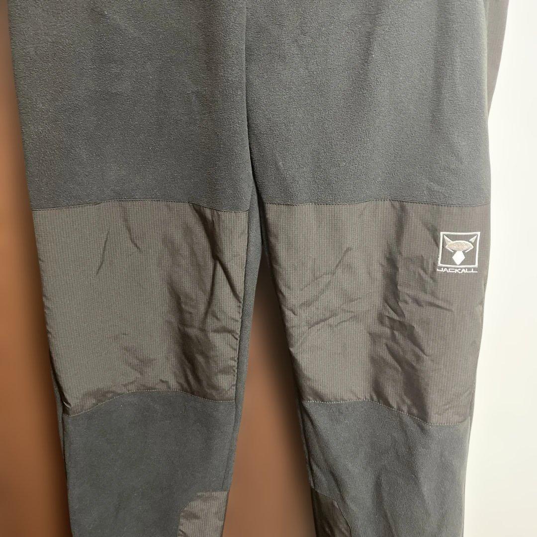 ジャッカル ダブルフェイスフリースパンツ XL ブラック