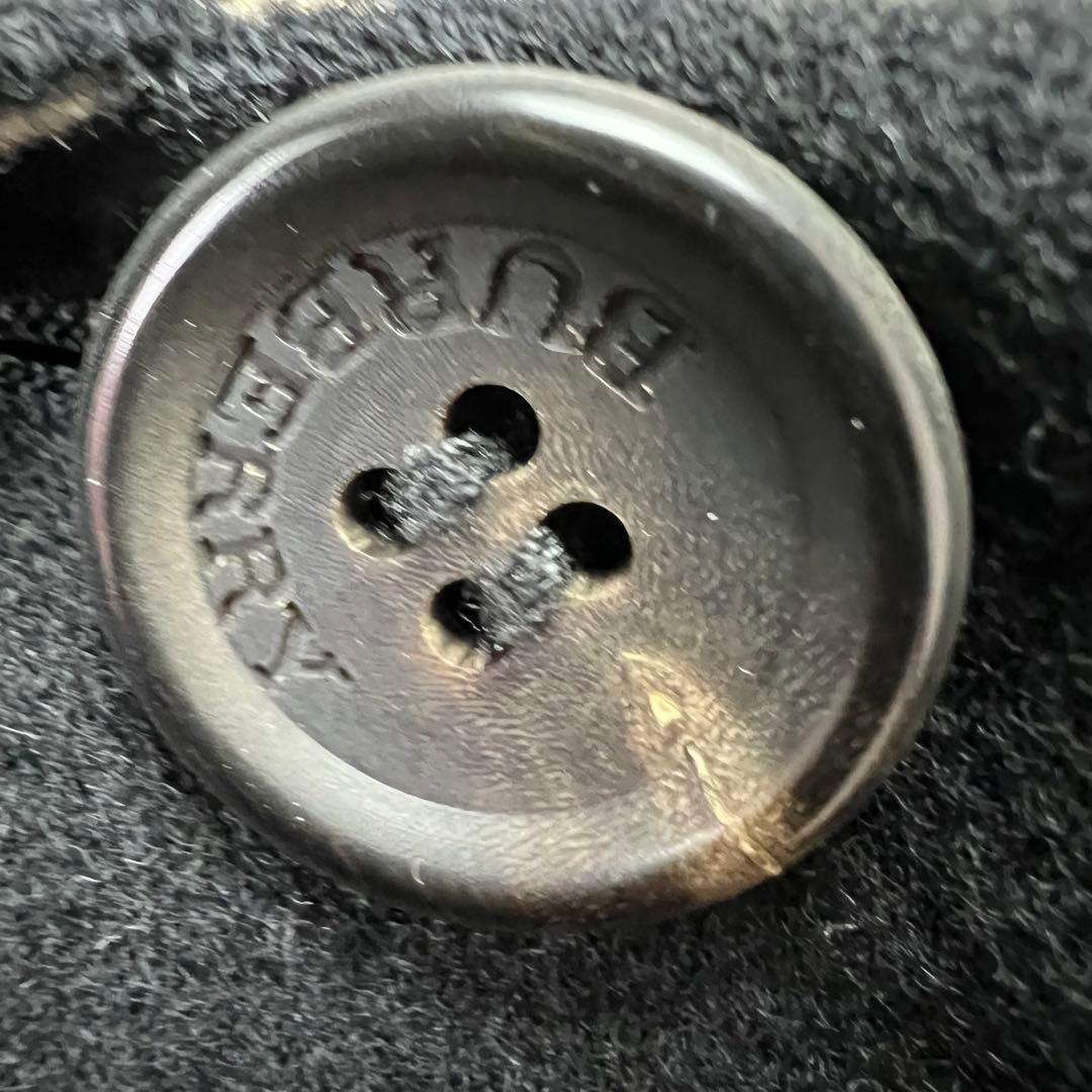 カシミヤ100♡バーバリーロンドン　ダブルフェイス　コート　ノバチェック 黒