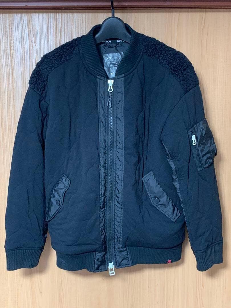 ニューバランスゴルフ　ボアジャケット　アウター　ブルゾン　レディース　M 黒