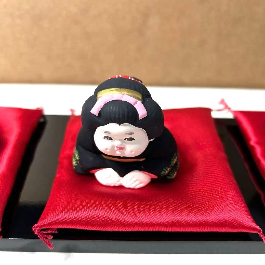 お福さん人形3体セット