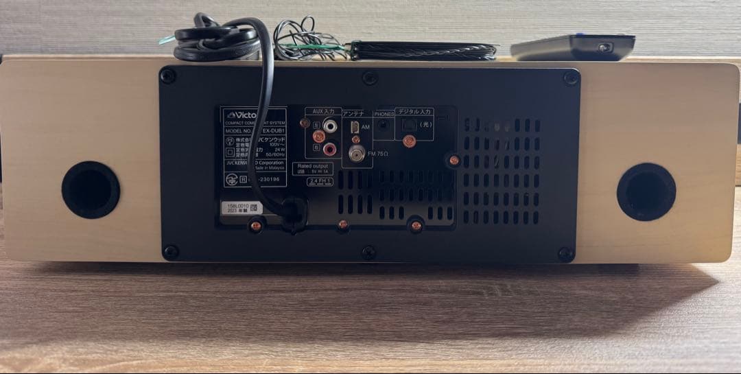 中古美品【おうちで推し活に最適】コンパクトコンポーネントシステム EX-DUB1