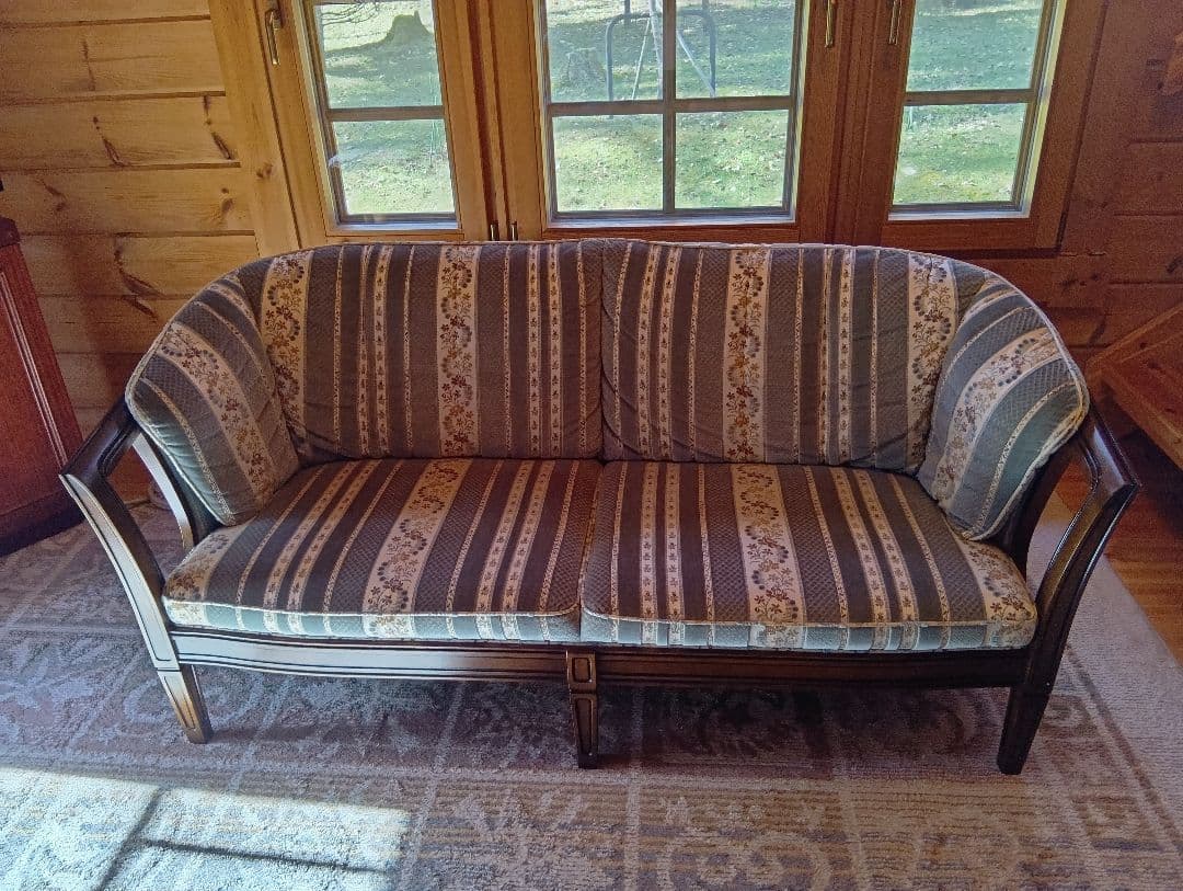 値下げ★美品★マルニ木工★地中海ロイヤル★エミールⅡ★2人掛けソファ