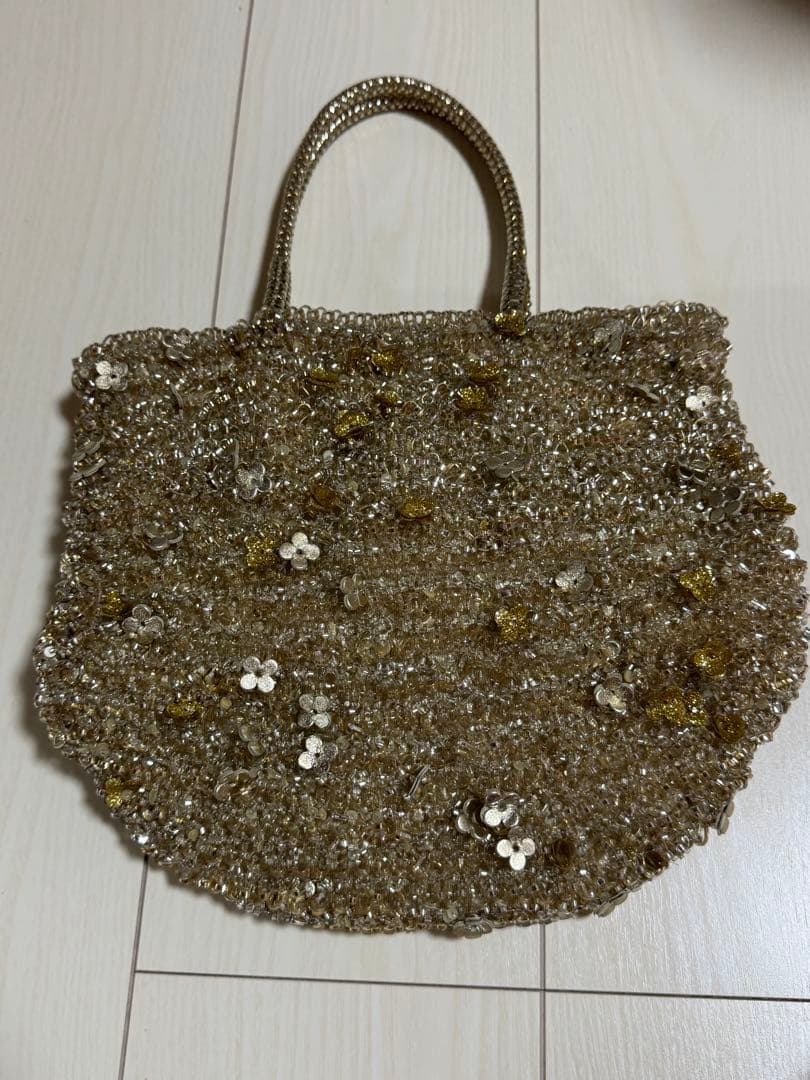 アンテプリマ シルバーゴールド　ワイヤーバッグ　ANTEPRIMA