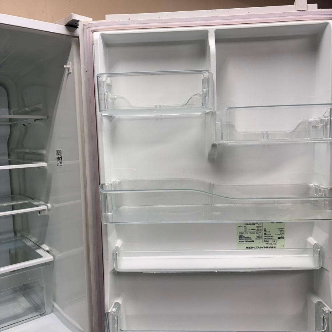 592 冷蔵庫　大型　右開き　自動製氷機　400L強 鏡面モデル　格安　半年保証