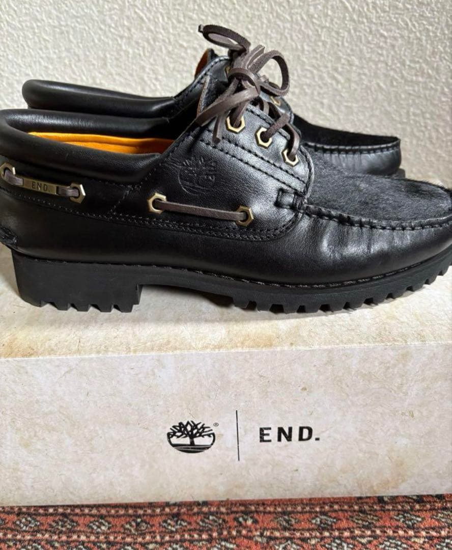 【美品】ティンバーランド×END. 3eyeデッキシューズ25.5cm
