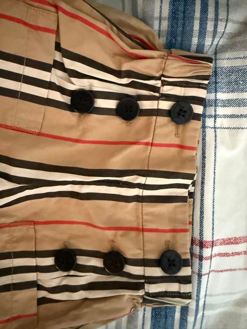 BURBERRY ストライプ柄 ロングパンツ
