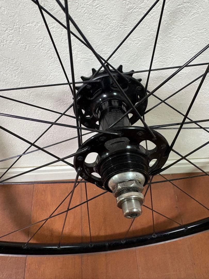 【前後】paul トラックハブ32h 使用ピストホイールセット