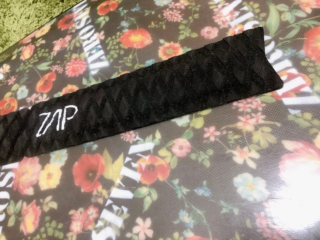 スキムボード デッキパット付き 花柄 ゼブラ　❁*゜