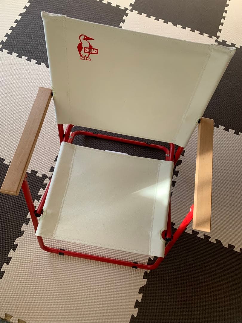 n*i様 CHUMS 折りたたみチェア ホワイト/レッド