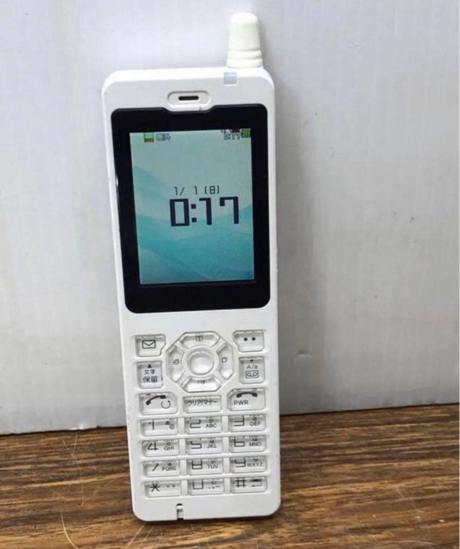 willcom WX01JR 日本無線 PHS JRC白ロム 電池あり送料無料