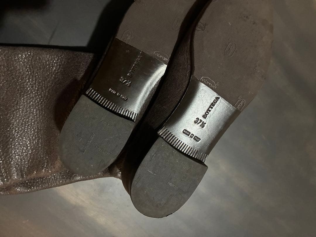 【美品】BOTTEGA VENETA ボッテガべネタ ニーハイ レザーブーツ