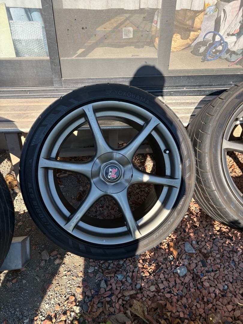 R34 GT-R純正ホイール　18インチ4本9j+30 タイヤホイール　美品