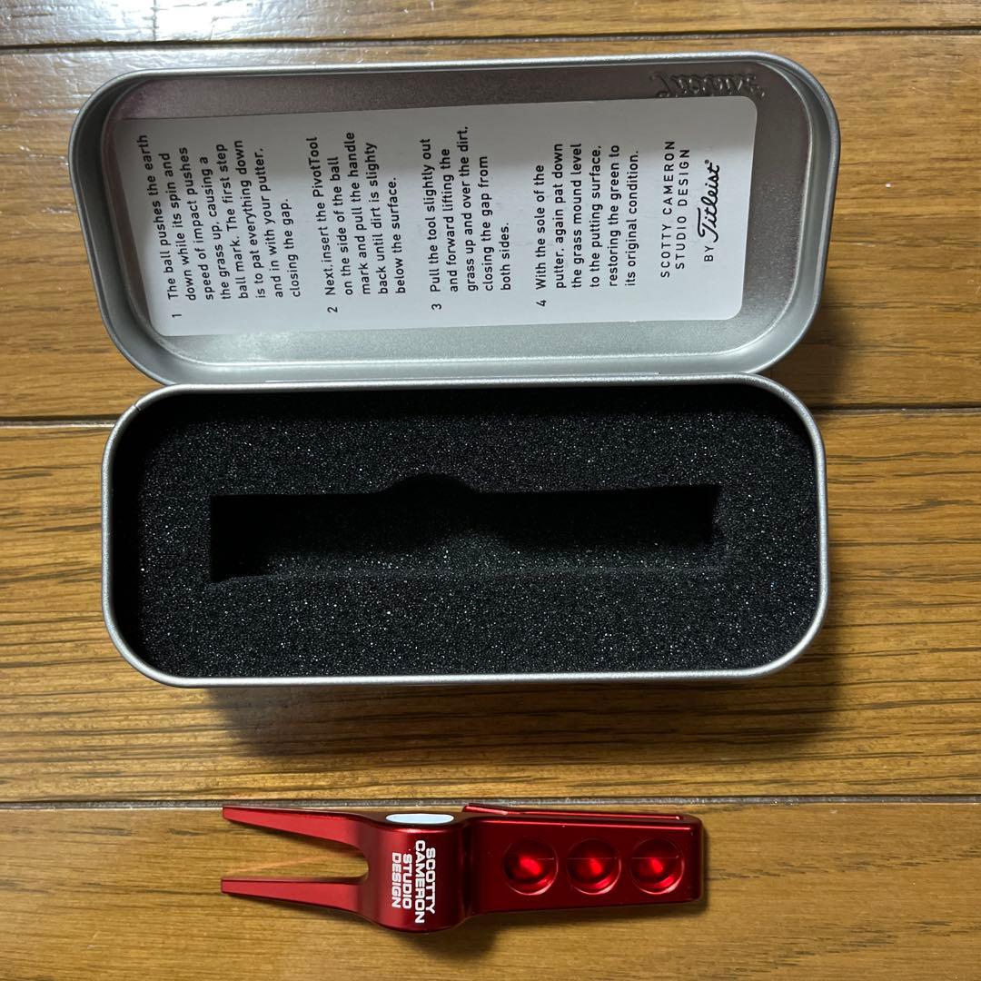 SCOTTY CAMERON グリーンフォーク 赤 ケース付き