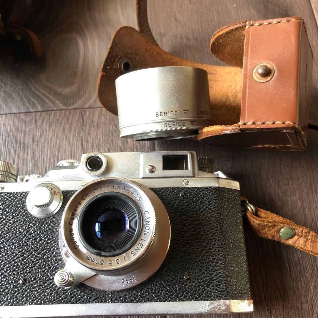 Canon f3.5 50mm フィルムカメラ 1946年頃製
